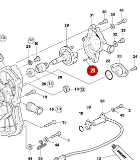 Perno centrador NUEVO - Ducati