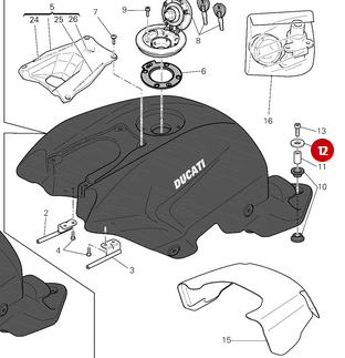 Rondelle NEUVE - Ducati