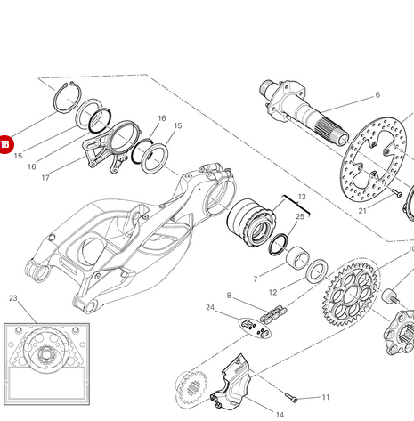 Circlip 85X3 NUEVO - Ducati