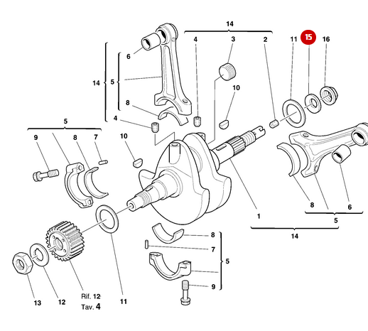 Rondelle Belleville NEUVE - Ducati
