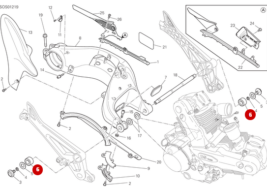 NUEVO Silentbloc - Ducati