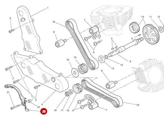Manguera Durite NUEVA - Ducati