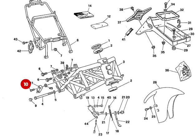 Tornillo Tspei M6X30 NUEVO - Ducati