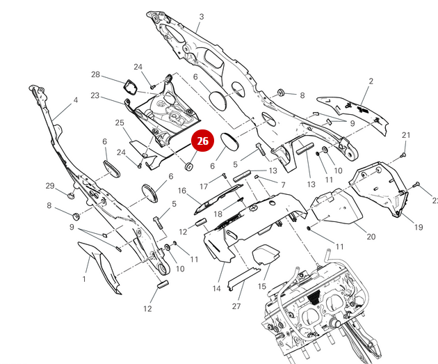 Caucho NUEVO - Ducati
