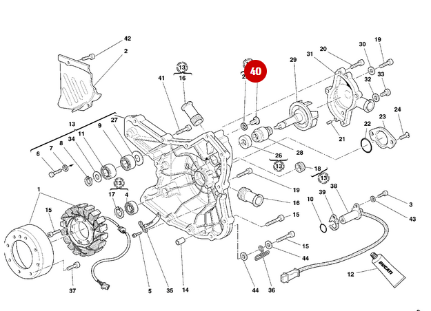 Tapón de llenado M15X1 NUEVO - Ducati