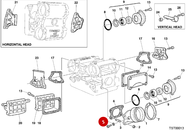Vis Tc M5X8 NUEVO - Ducati