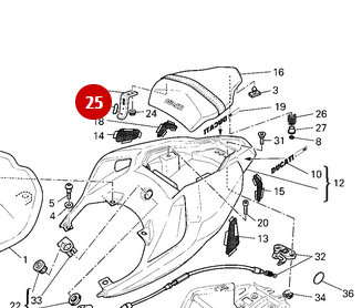 Caoutchouc NEUF - Ducati