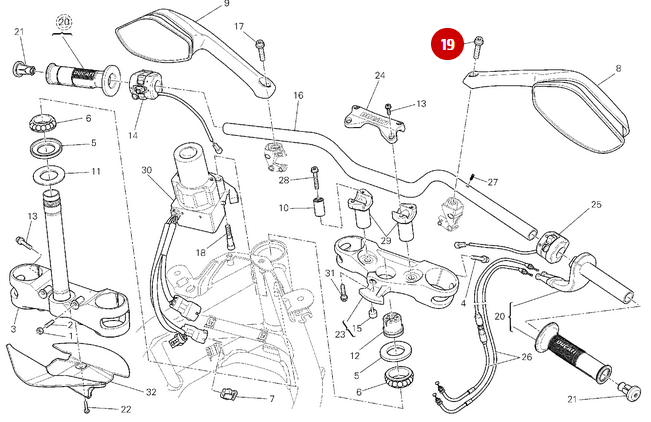 Rosca Izquierda NUEVA - Ducati