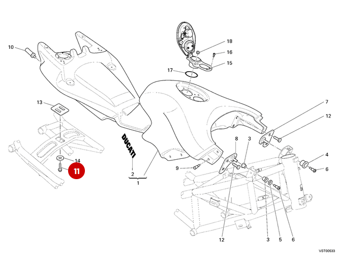 Vis Tbei M6 NUEVO - Ducati