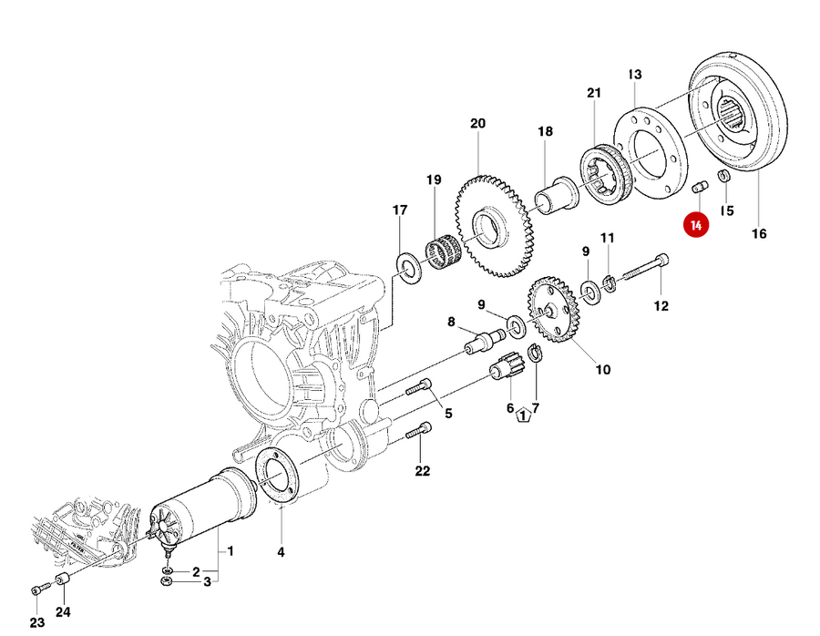 Pasador de Centrado NUEVO - Ducati