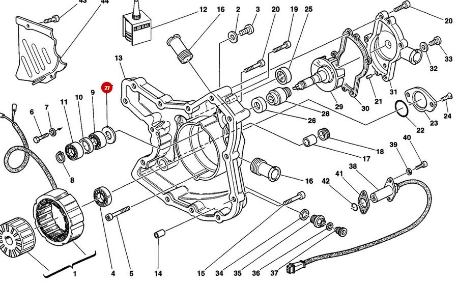 Arandela espaciadora NUEVA - Ducati