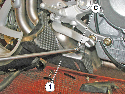 Kit Cubre Catalizador de Carbono NUEVO - Ducati Performance