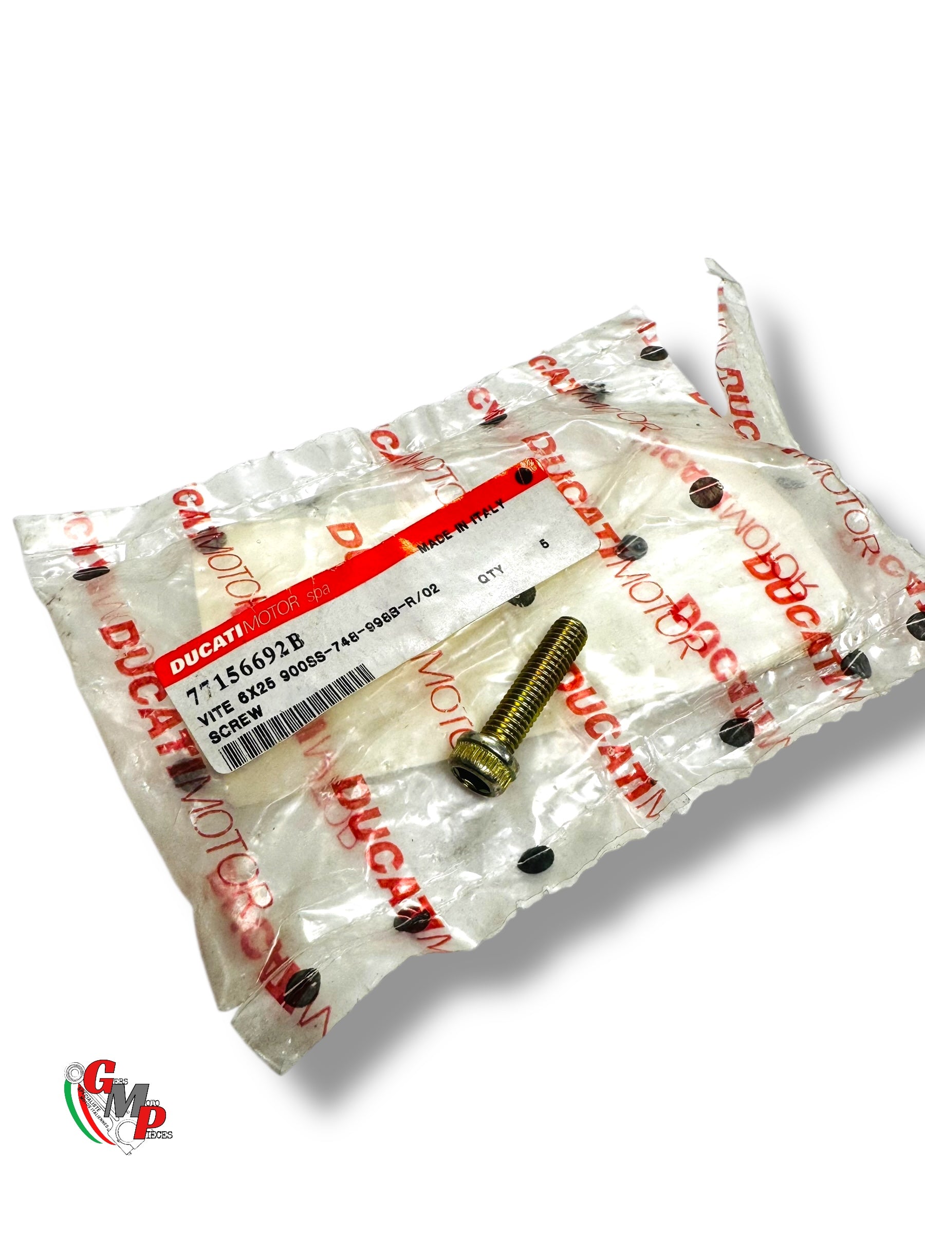 Vis M6X25 Pontet Maître Cylindre Bichromate NEUVE - Ducati