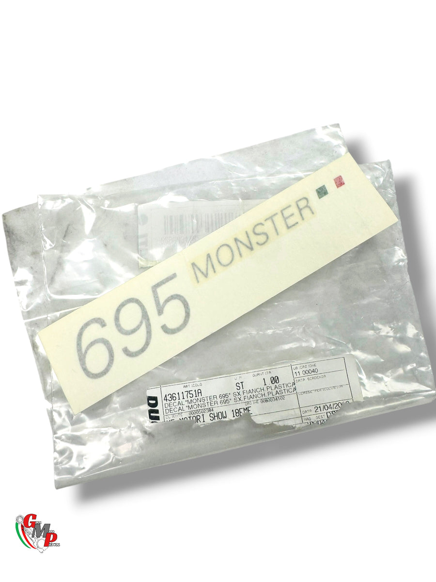 Emblema Izquierdo Monster 695 NUEVO - Ducati