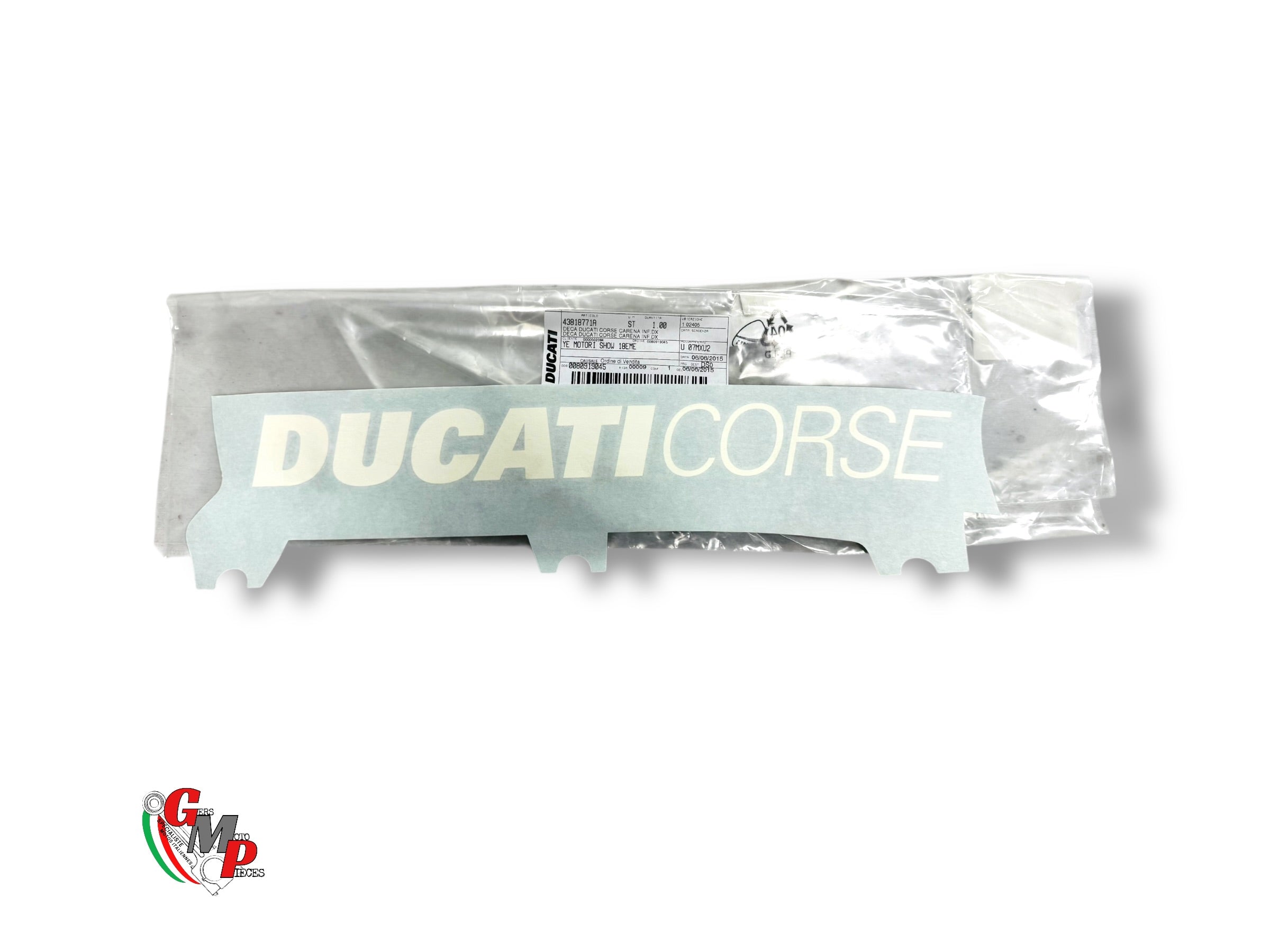 Adhesivo Ducati Corse NUEVO - Ducati