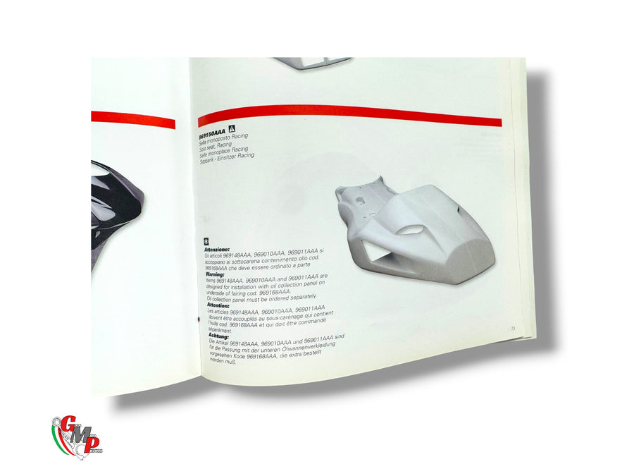 Asiento Monoplaza Racing de Fibra NUEVO - Ducati