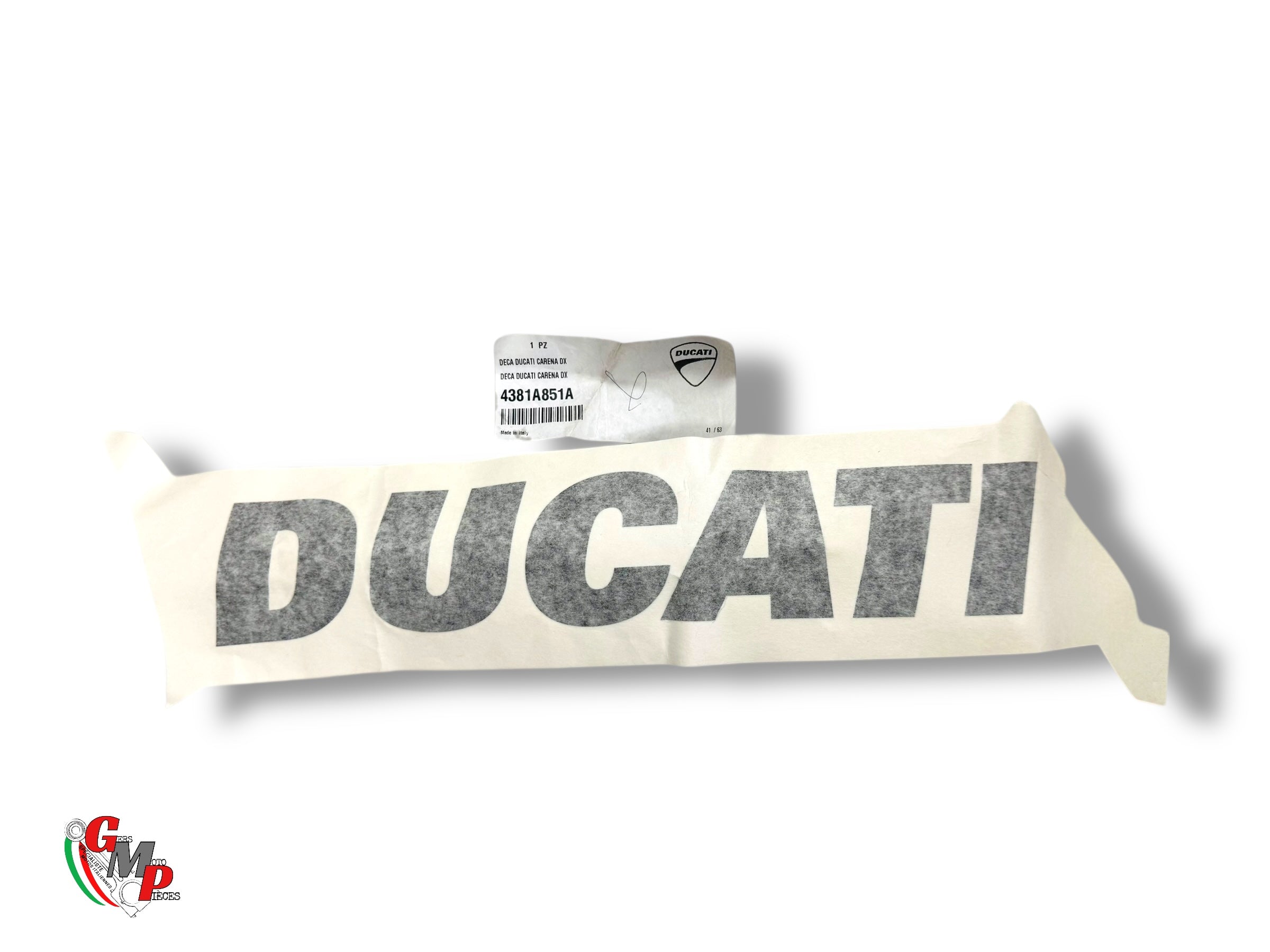 Decalcomanie "ducati" G NEUF - Ducati