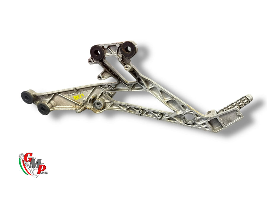 Placa de reposapiés derecha negra - Ducati
