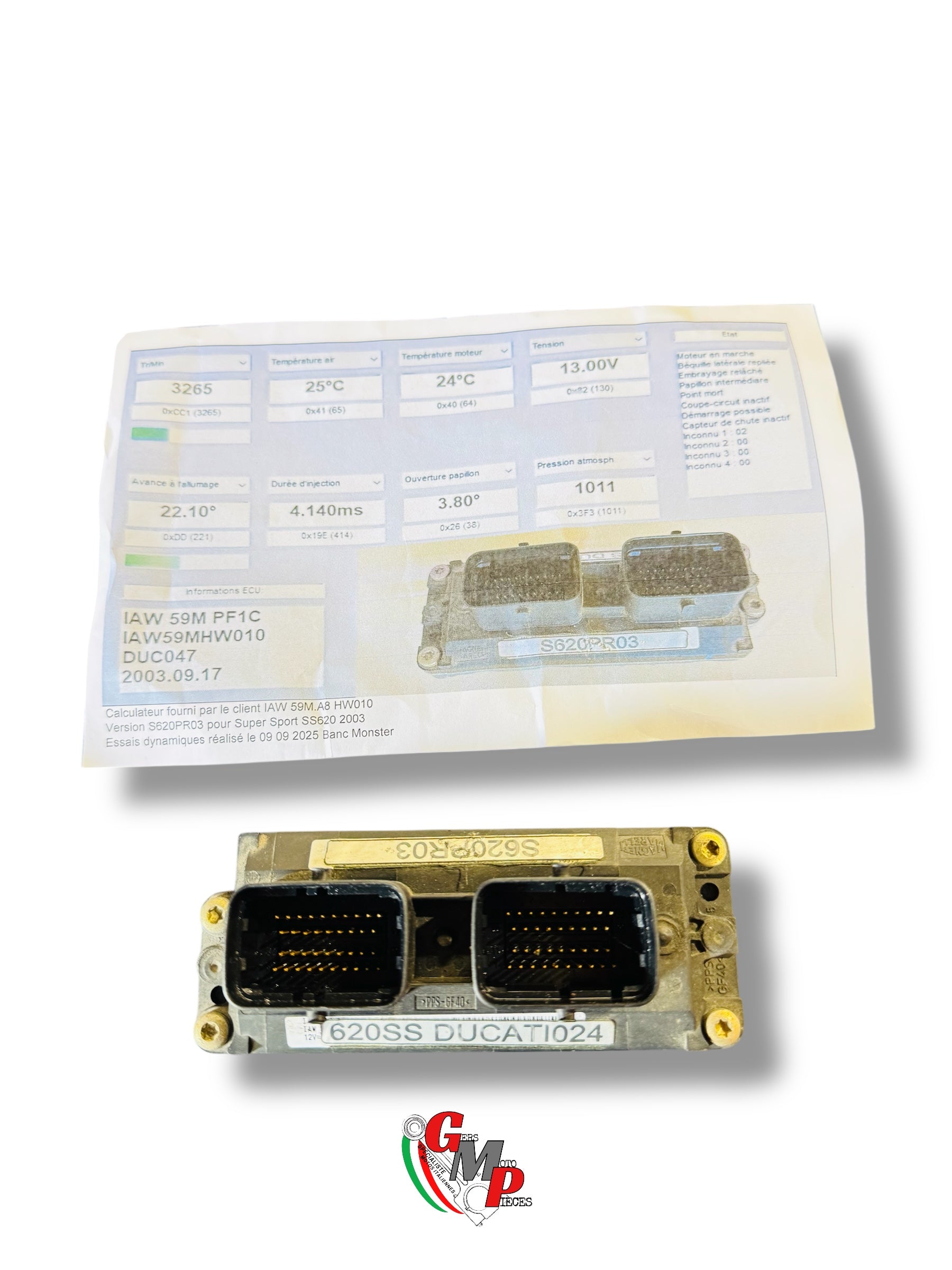 Boîtier programme Immo off 620ssie