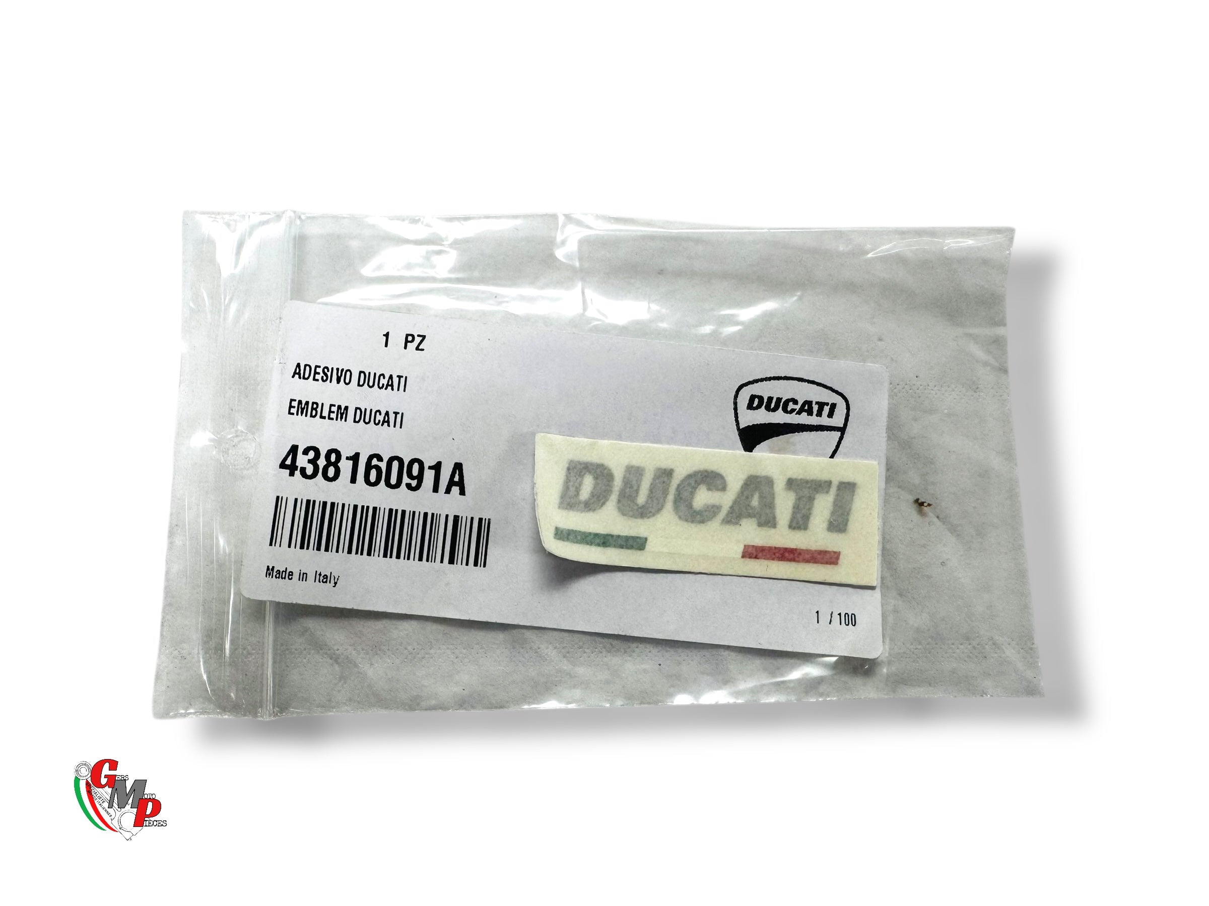 Pegatina de carenado trasero NUEVA - Ducati