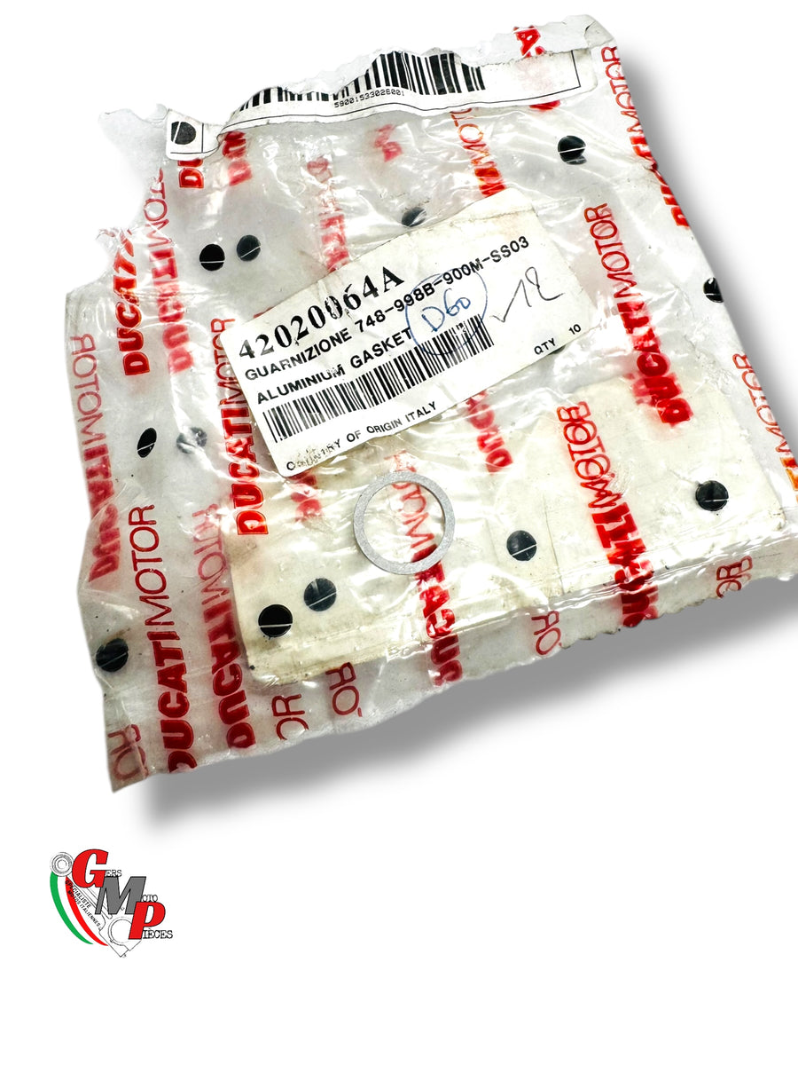 Empalme de aluminio, racor de manguera de aceite, NUEVO - Ducati
