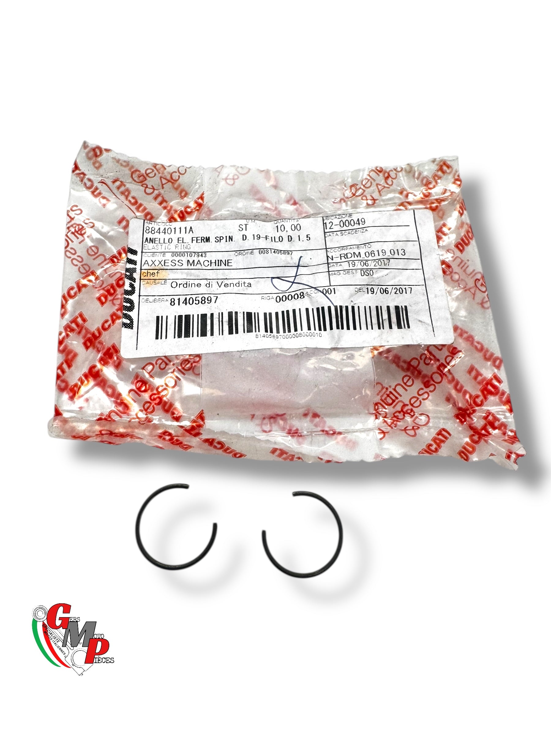 Circlip piston NEUF - Ducati