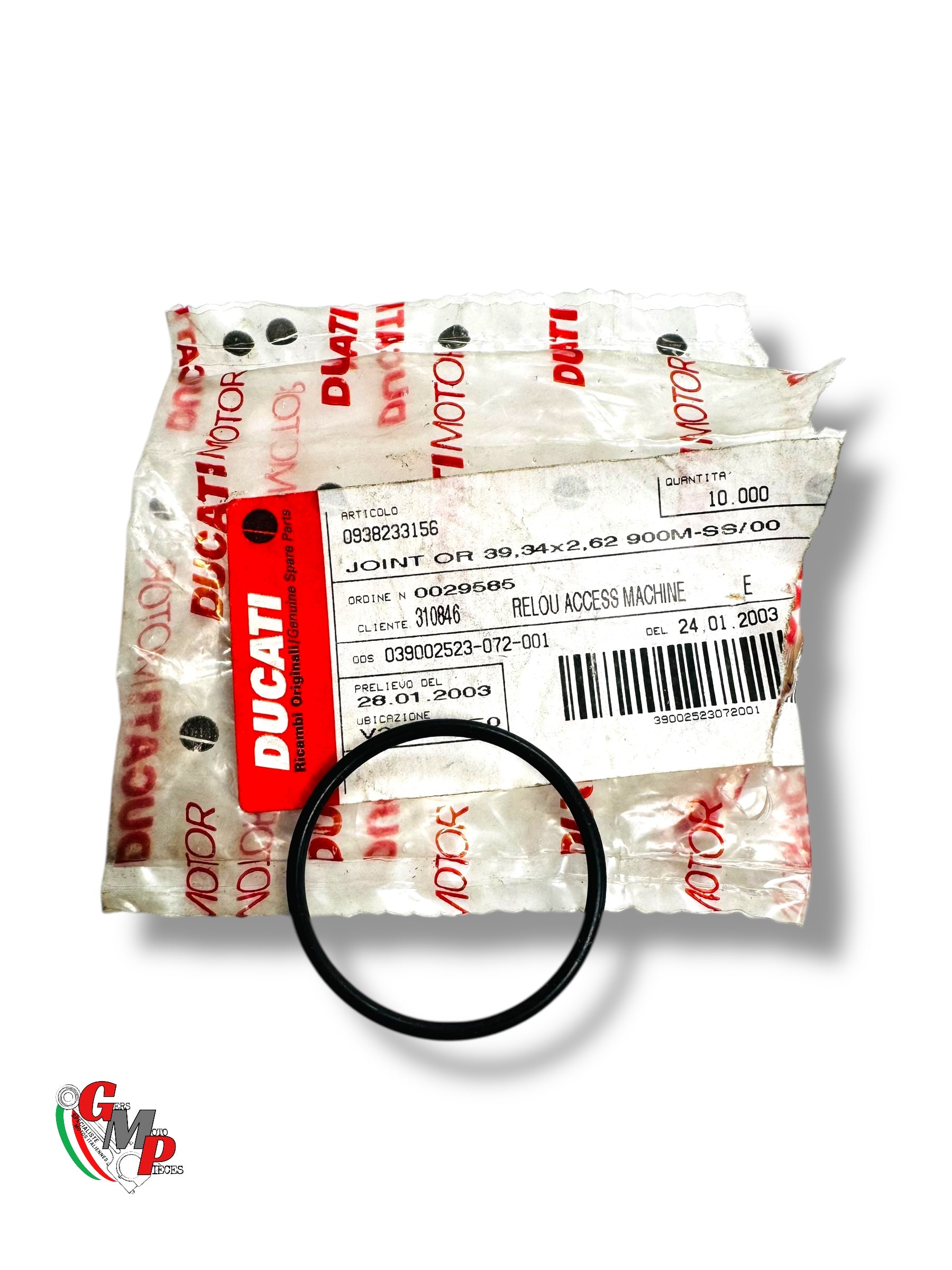 Joint Torique 39.34X2.62 Soupape Reniflard NEUF - Ducati