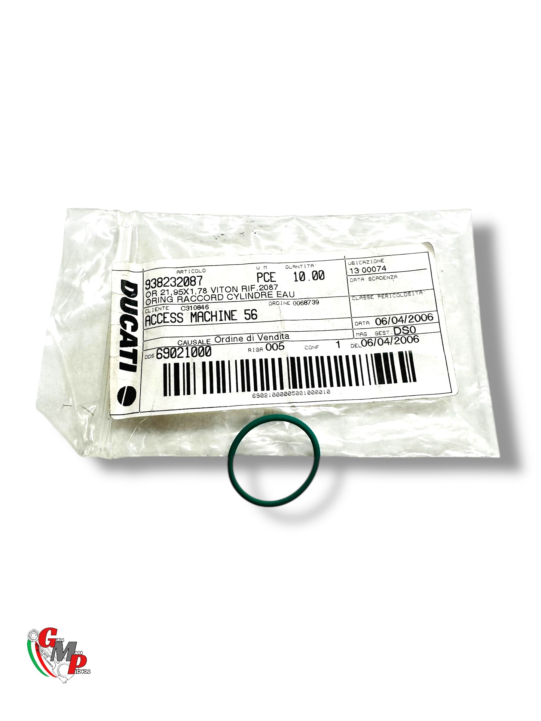 Joint Torique raccord huile NEUF - Ducati