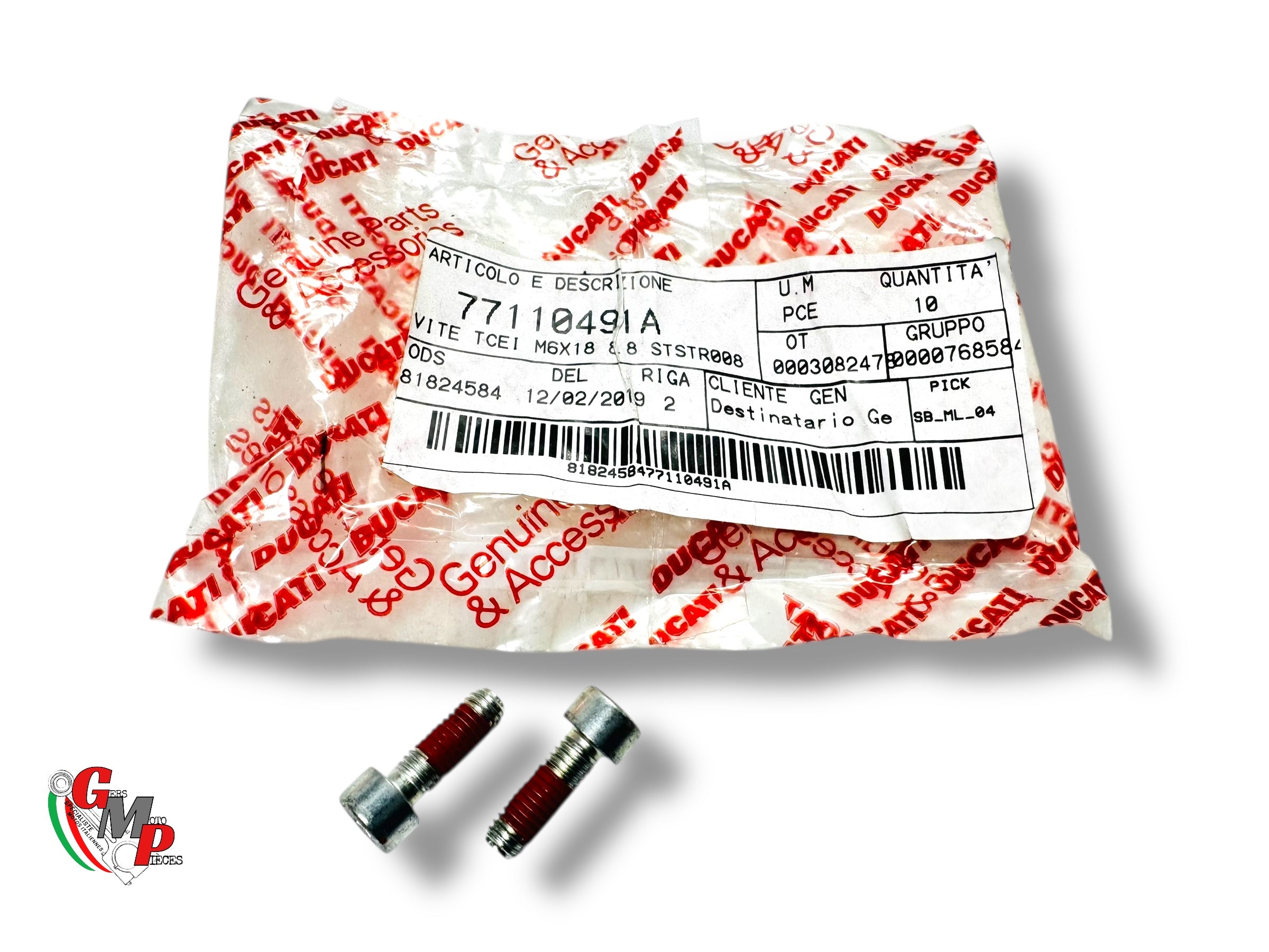 Vis TCEI M6X18 NEUVE - Ducati