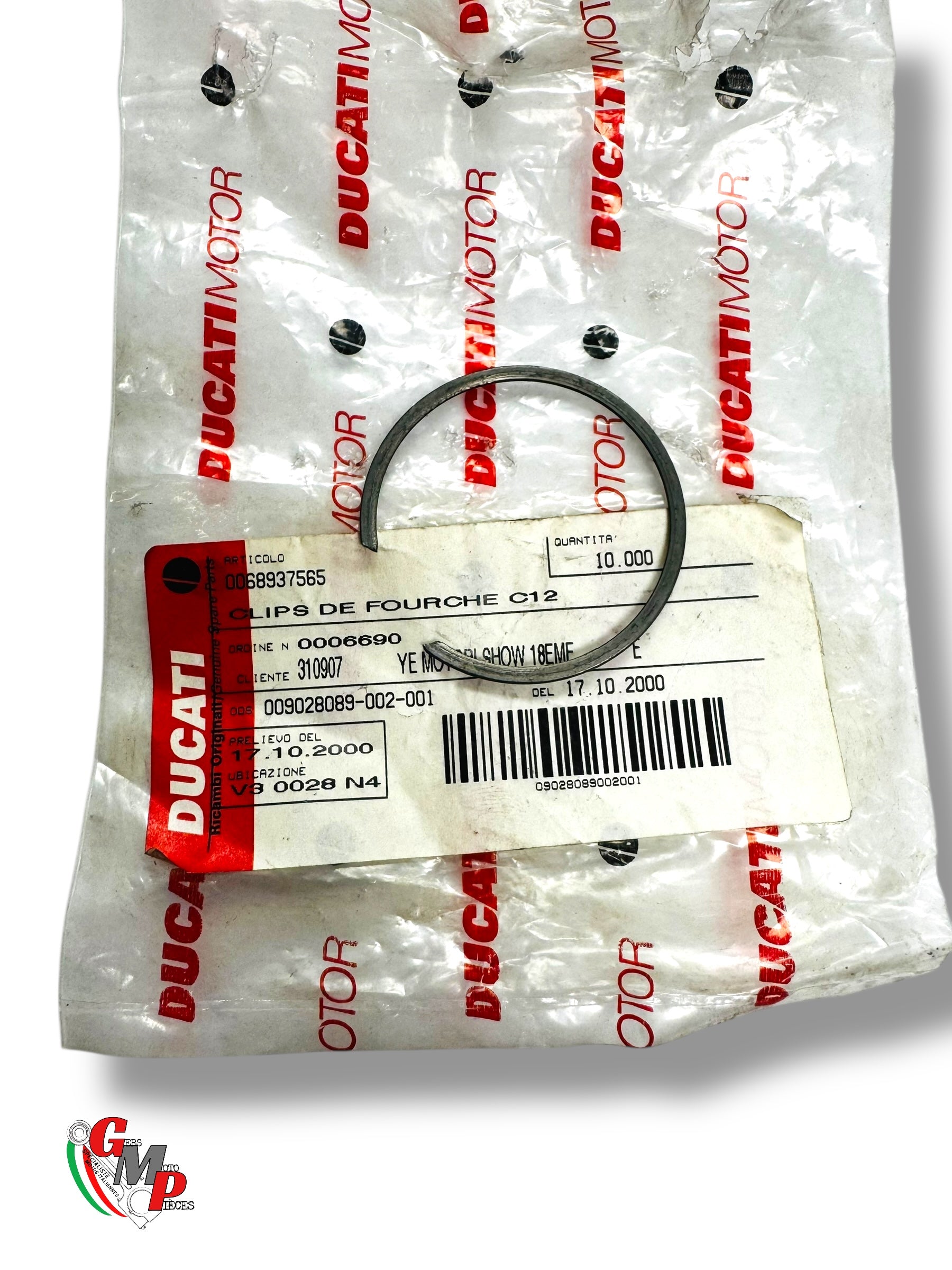 Clips de Fourche C12 NEUF - Ducati