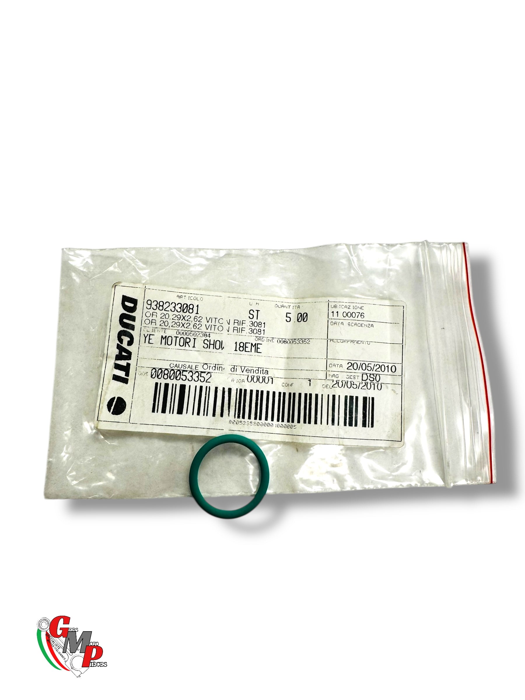 Joint Torique Cylindre NEUF - Ducati