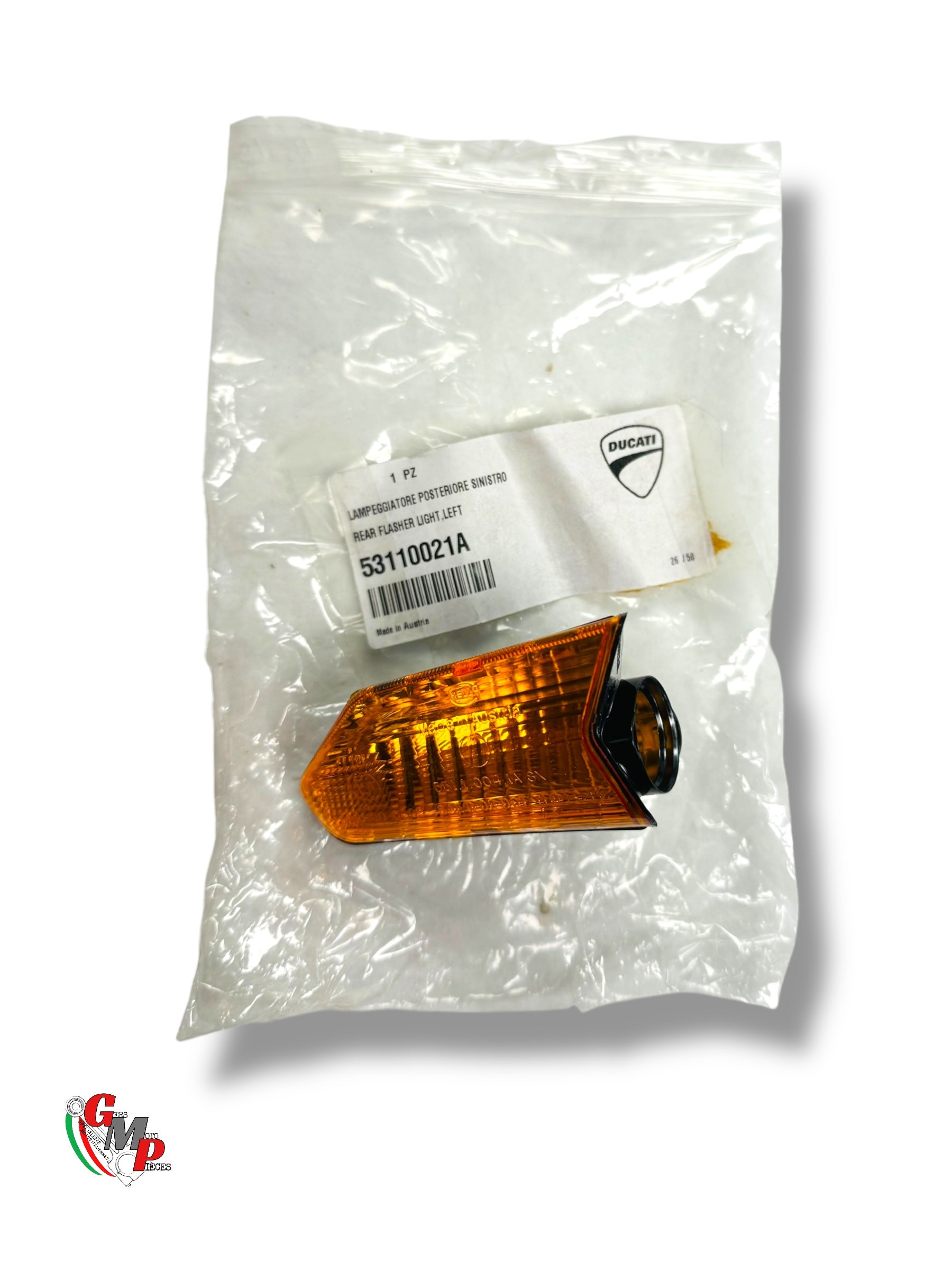 Cabochon clignotant arrière gauche NEUF - Ducati