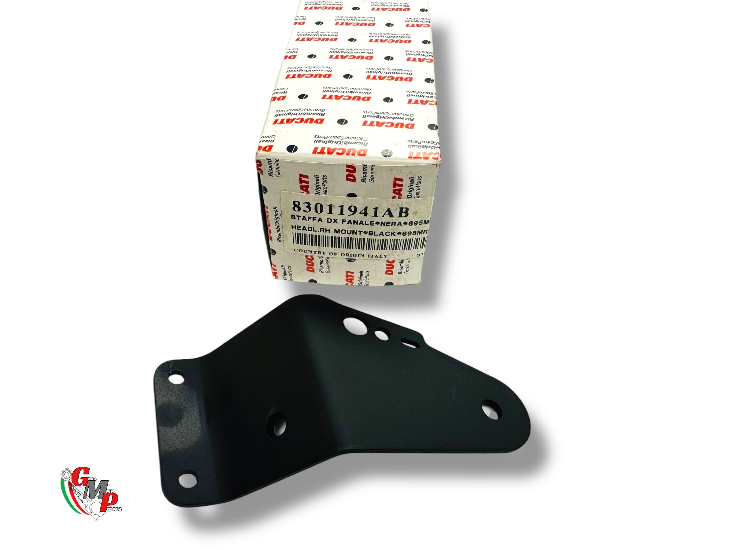 Par de soportes para faros delanteros negros - Ducati