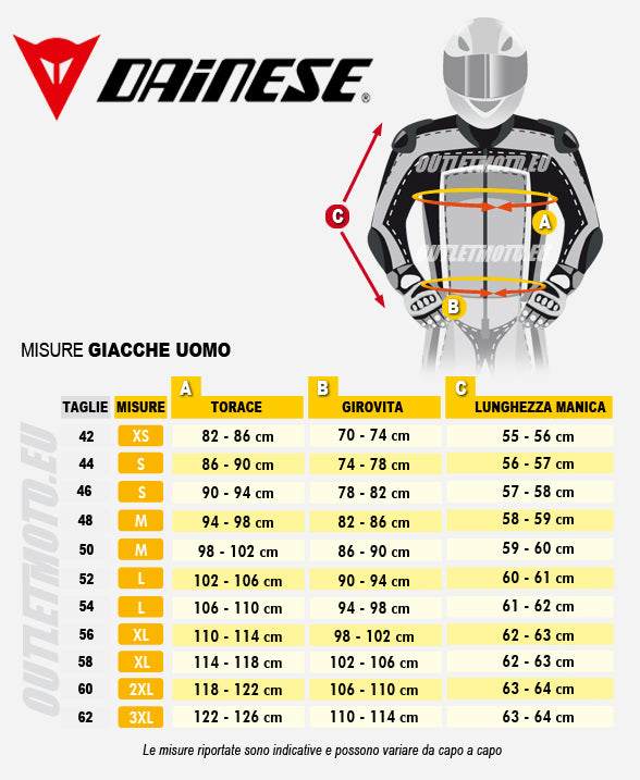 Chaqueta de moto de cuero Dainese Nueva - Talla 50