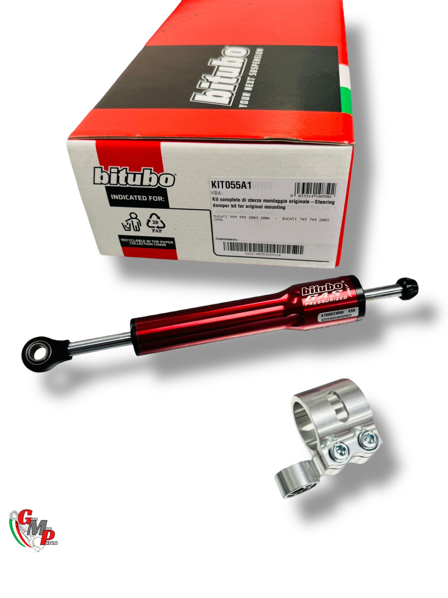 Kit amortiguador de dirección Racing BITUBO NUEVO rojo - Ducati
