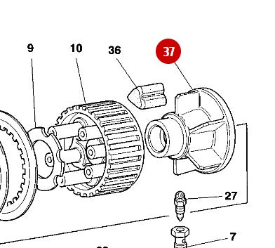 Retén de aceite de horquilla de diámetro 43 - Ducati