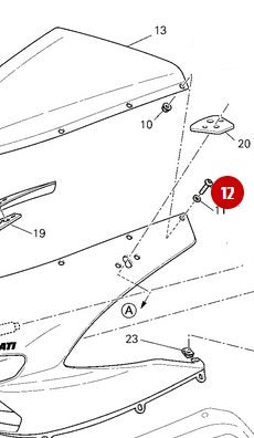 Retén de aceite de horquilla de diámetro 43 - Ducati