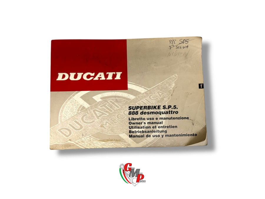 Manual de uso y mantenimiento - Ducati Superbike 888 SP5