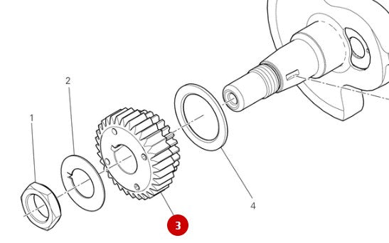 Engranaje primario NUEVO - Ducati