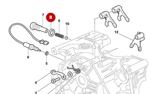Tornillo de punto muerto para cañón - Ducati Monster MTS ST SBK 748 749 851 888 907ie 916 996 998 999 SS 1000 400 600 620 750 800 900 bocina final