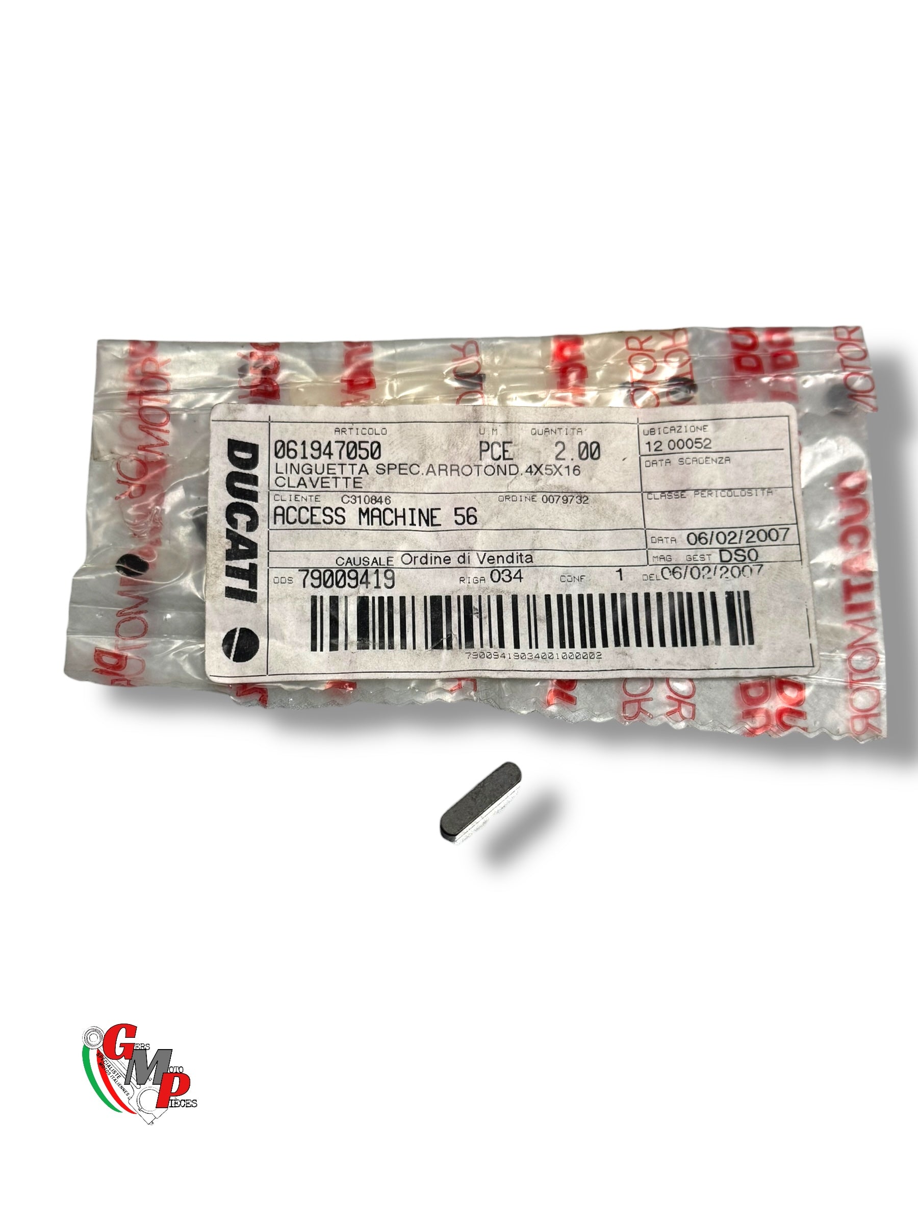 Clavette vilebrequin NEUVE - Ducati