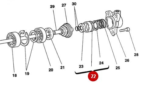 Groupe piston embrayage NEUF - Ducati