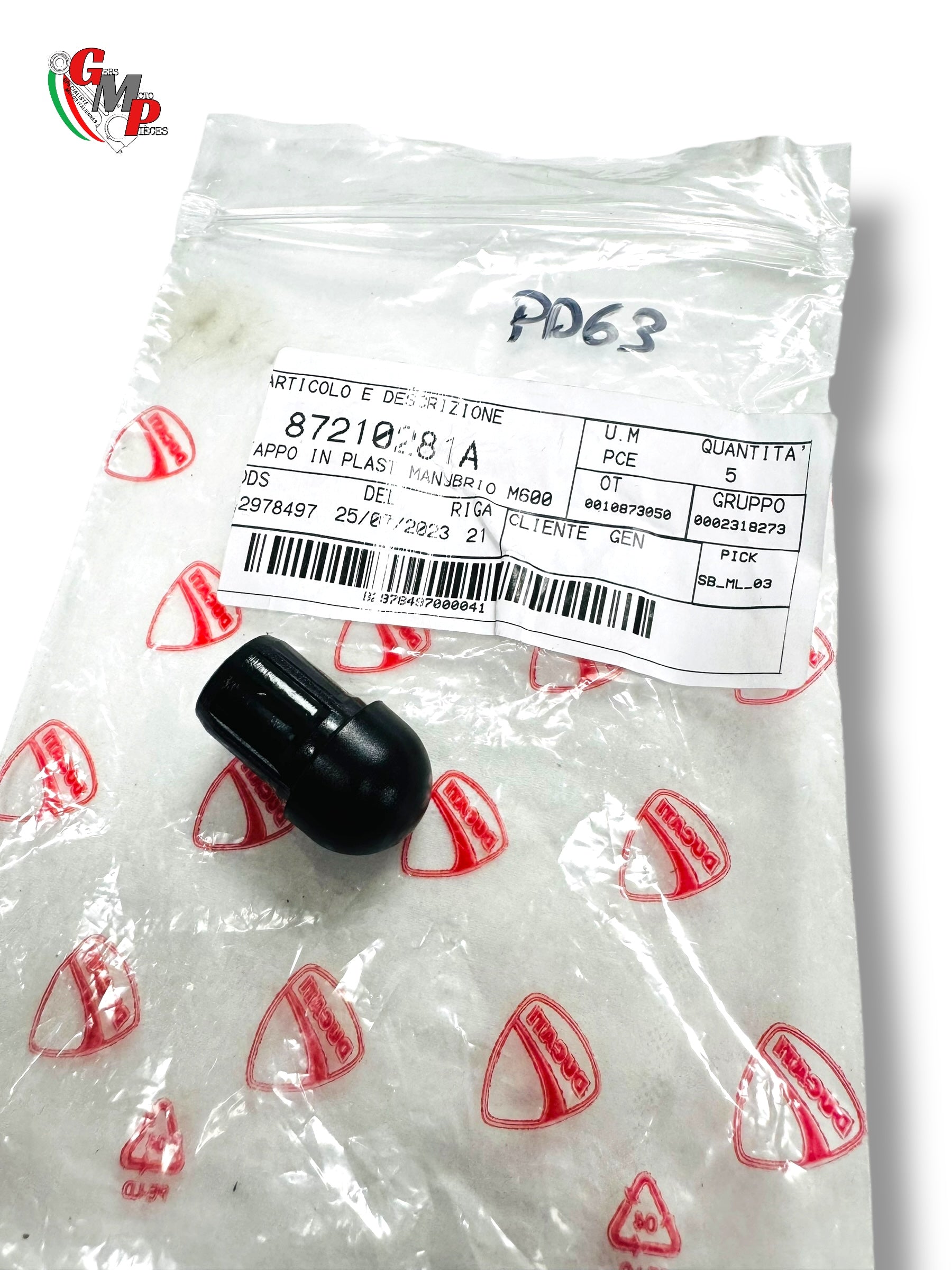 Embout Guidon NEUF - Ducati