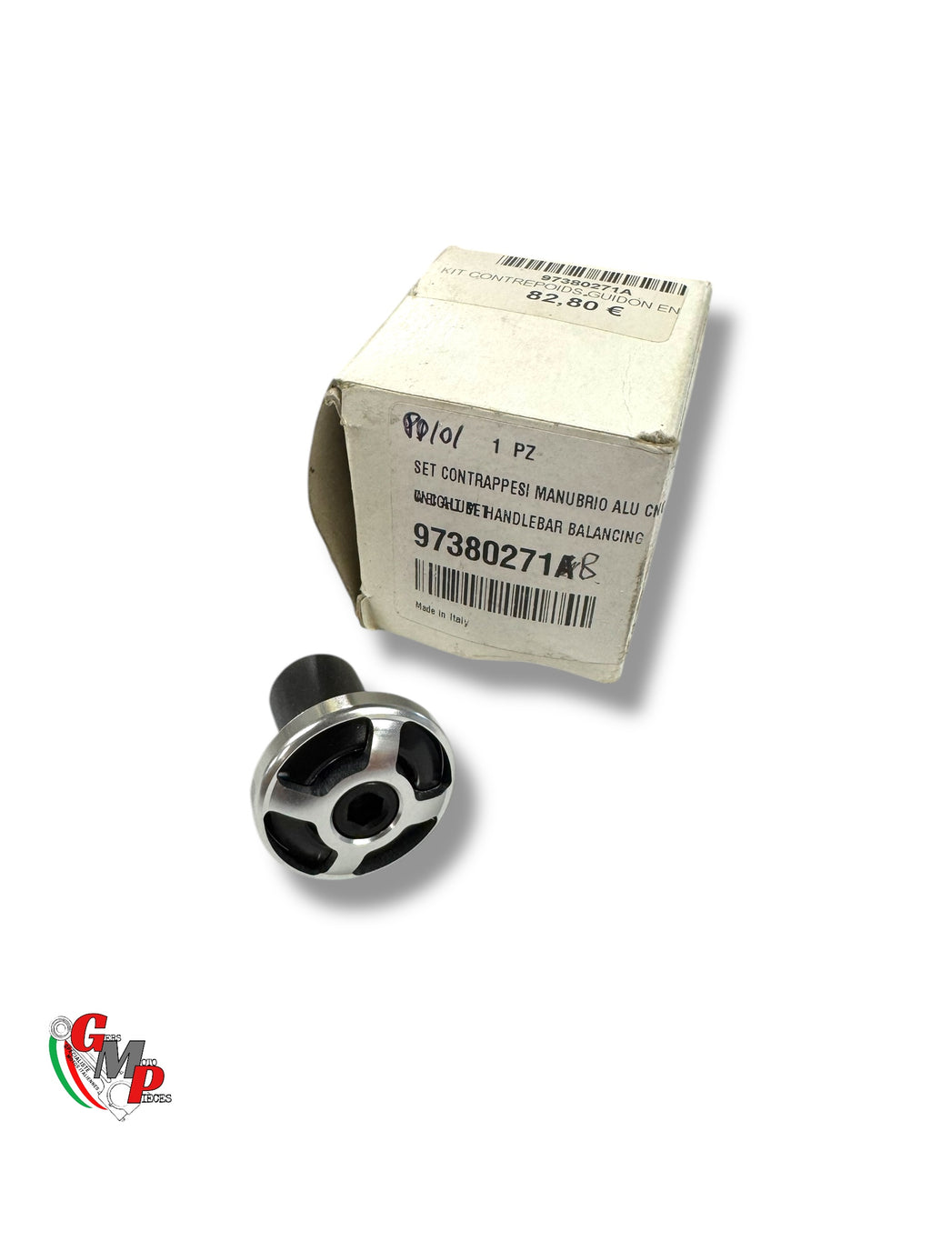 Par de contrapesos de manillar rectificados New Ducati Performance - Ducati Scrambler 400 800 bocina final