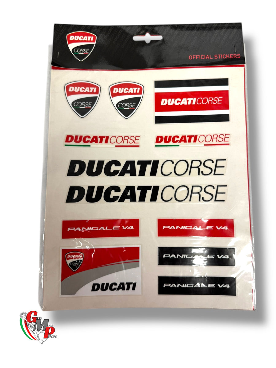 Hoja de pegatinas Ducati Corse NUEVA
