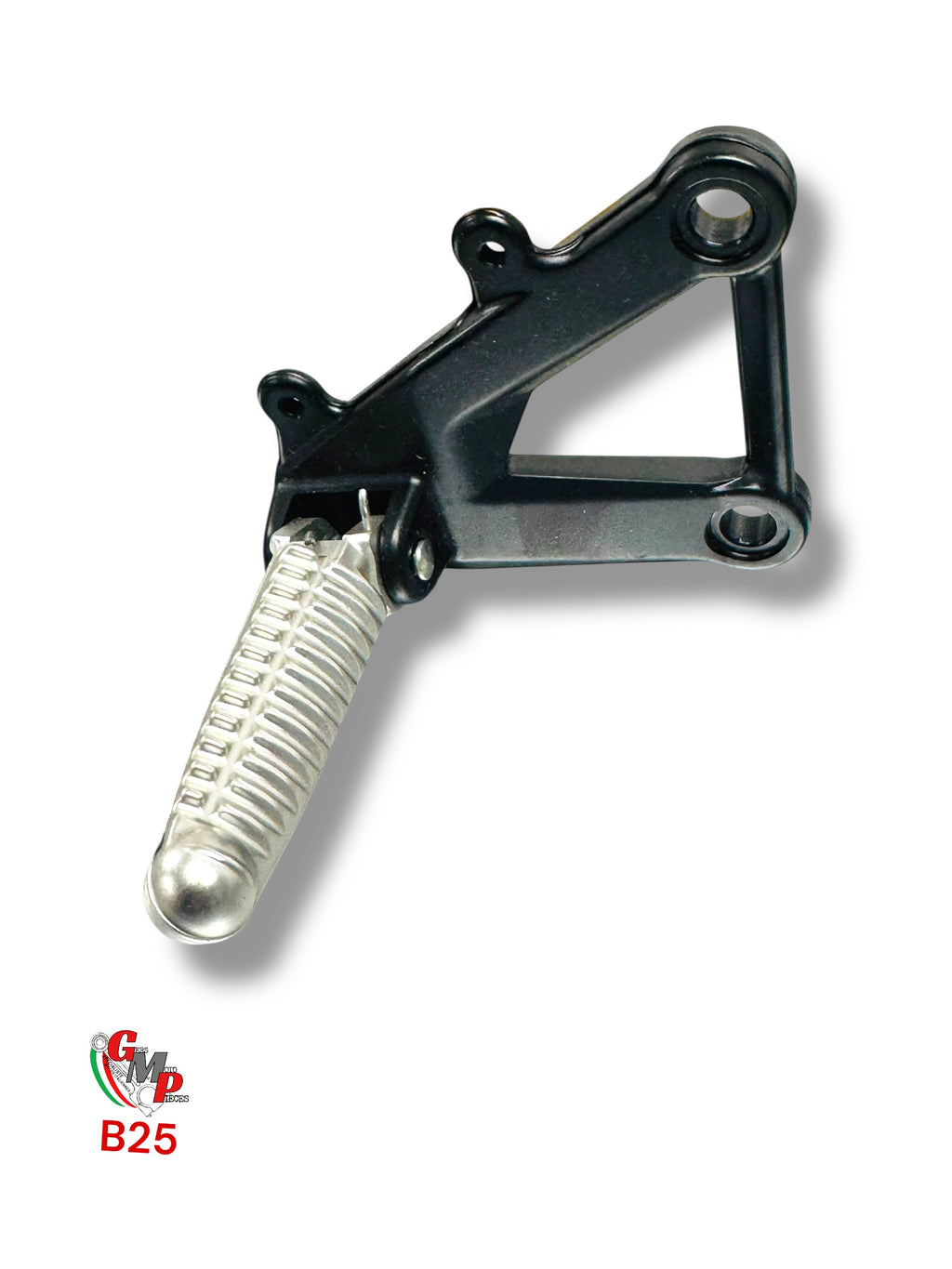 Placa de reposapiés derecha negra - Ducati