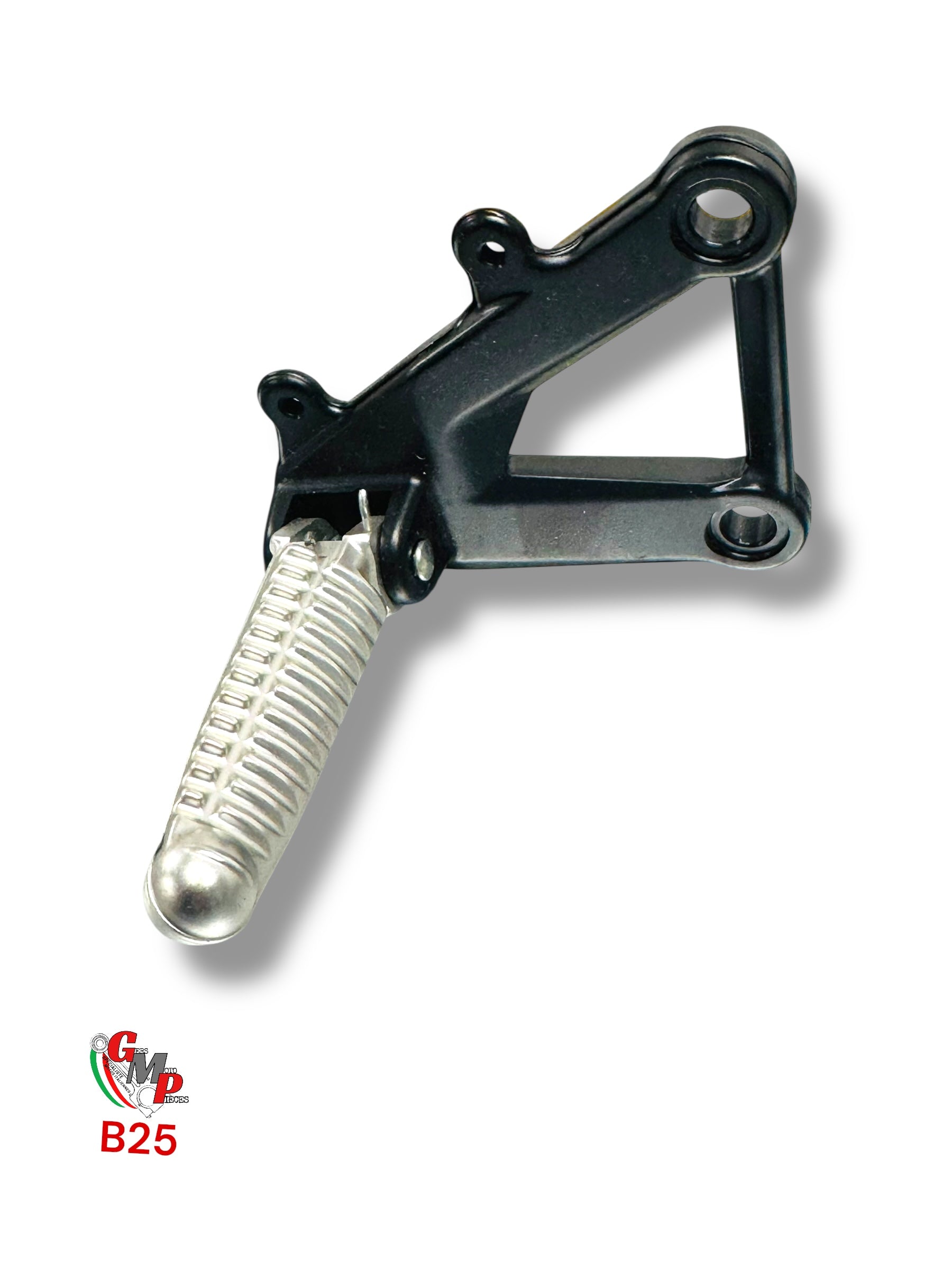 Placa de reposapiés derecha negra - Ducati