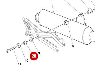 Retén de aceite de horquilla de diámetro 43 - Ducati