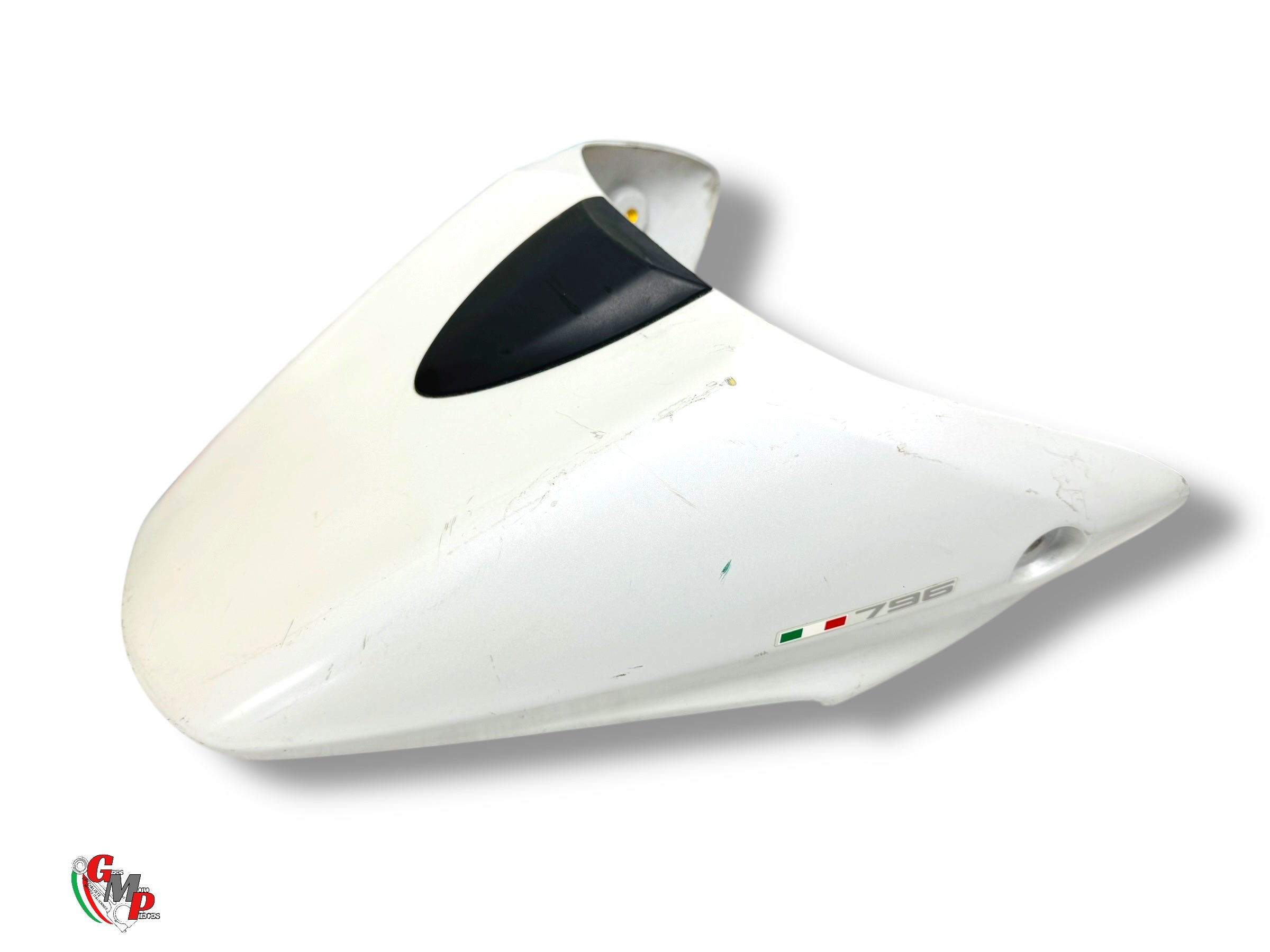 Capot de selle blanc - Ducati