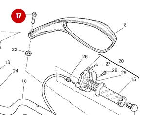 Retén de aceite de horquilla de diámetro 43 - Ducati
